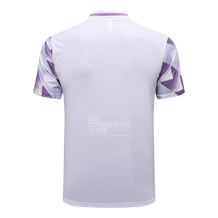 Camiseta Polo del Real Madrid 22-23 Blanco y Purpura - Haga un click en la imagen para cerrar
